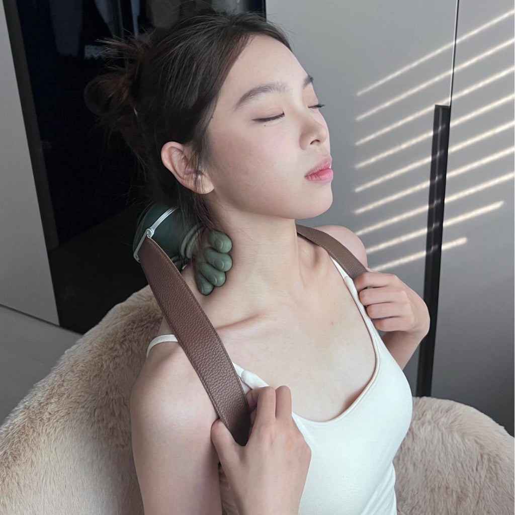 Portable Neck and Shoulder Massager with Heat
